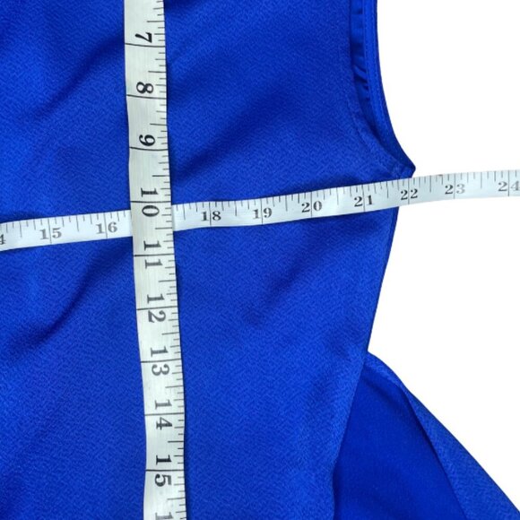 Cushnie Women's Coblat Blue Button Down Cut Out Back Maxi Dress Size Large - Picture 8 of 11